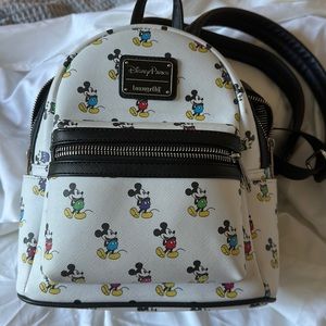 Disney Parks LoungeFly mini leather backpack